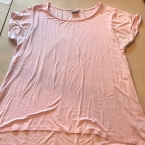 Light Pink Champion Short Sleeve Top
